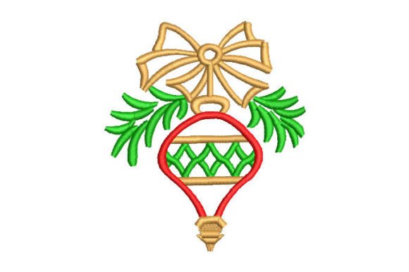 A Christmas Ornament Embroidery Design That Feels Handmade