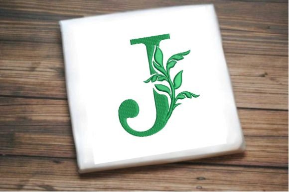 Embroidery Designer Review: Letter J Beautiful Monogram