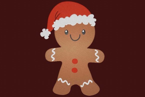 Gingerbread Santa: A Festive Embroidery Design Review