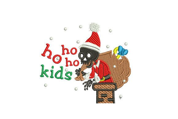 Ho Ho Ho Kids Embroidery Design Review for Merch