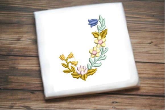 Letter J in Beautiful Flower – Designer Review