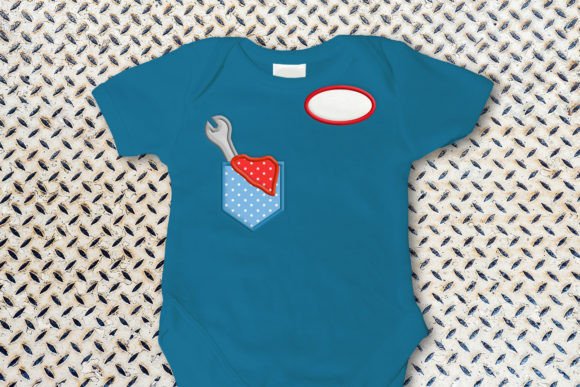 Mechanic Pocket with Wrench Applique Design Review