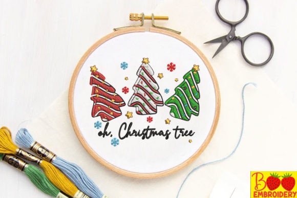 Oh Christmas Tree: A Designer’s Holiday Embroidery Review