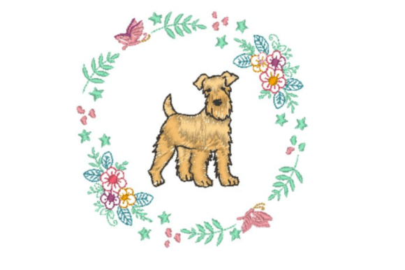 Why the Dog with Flowers Embroidery Design Is a Maker's Favorite